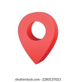 You Are Here, Map Icon, Navigation Mark, You Are Here Icon, Arrow Icon, Destination Mark, Location Mark, 3D Map Marker, Vector Illustration Background