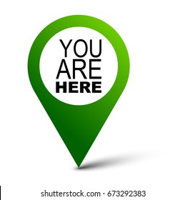 you are here map pointer