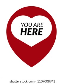 You are Here Pointer Icon