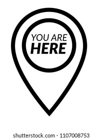 You are Here Pointer Icon