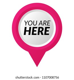 You are Here Pointer Icon