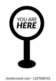 You are Here Pointer Icon