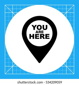 You are Here Pointer Icon