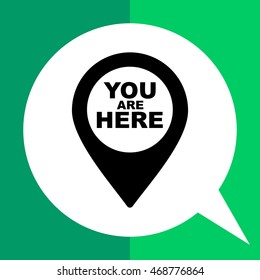 You are here simple icon