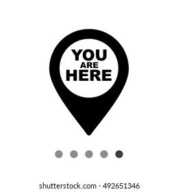 You are here simple icon