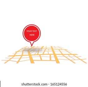 You Are Here Vector Design Isolated On White Background 