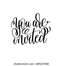 23,456 Youre Invited Calligraphy Images, Stock Photos & Vectors ...