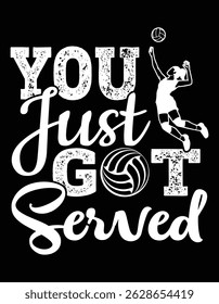 You Just Got Served Volleyball play