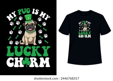 Are you a Leprechaun fan and looking for a Pug Dog matching family St Patrick Day costume or want to present or use a matching Pug Leprechaun Patricks Day design? if yes, get this funny Pug.