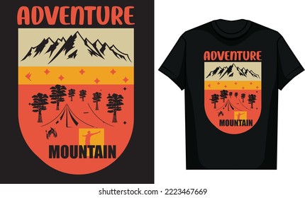 Are You Looking For Adventure Mountain T Shirt High Quality Is Uniqe Design.