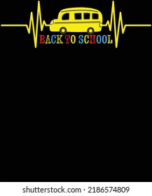 Are You Looking for a” Heartbeat School Bus Driver T-Shirt Design