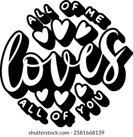 you are so loved valentines day black vector graphic design and cut file