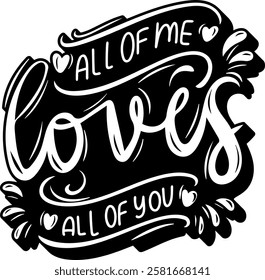 you are so loved valentines day black vector graphic design and cut file