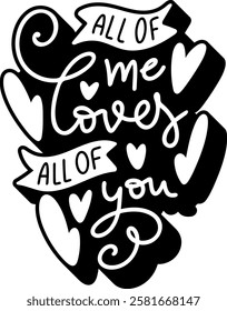 you are so loved valentines day black vector graphic design and cut file