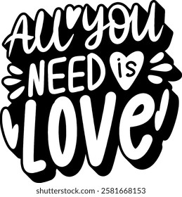 you are so loved valentines day black vector graphic design and cut file