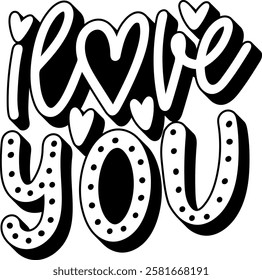 you are so loved valentines day black vector graphic design and cut file