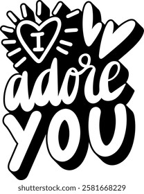 you are so loved valentines day black vector graphic design and cut file