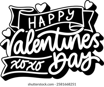 you are so loved valentines day black vector graphic design and cut file