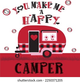 Haces de mi un feliz día de San Valentín de camper