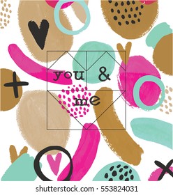 You & Me. Print Design