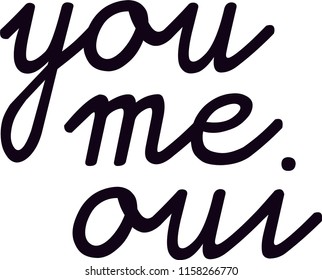 You me Text
