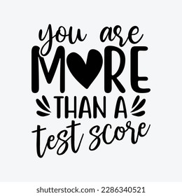 You Are More Than A Test Score Teacher Gifts