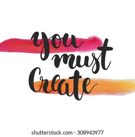 You must create card and poster. Abstract watercolor background. Ink illustration. Hand drawn background.