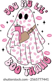 You My Lil' Boo Thang Cute Ghost Valentine