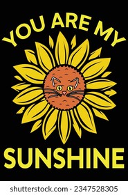 You Are My Sunshine eps cut file for cutting machine