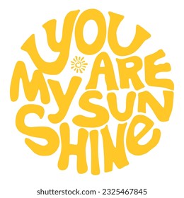 you are my sunshine vector sun