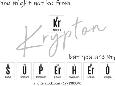You are my superhero card
