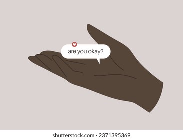 Are you okay - a compassionate and supportive text message to send to someone who is going through difficult life circumstances