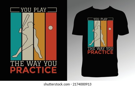 Du spielst so, wie du T-Shirt-Design tust. 