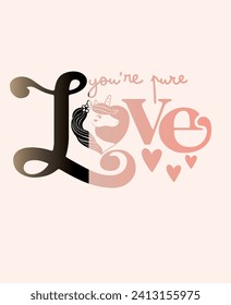 You are pure love type