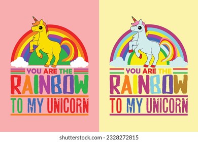 Eres El Arcoiris A Mi Unicornio, Escuadrón Unicornio, Camisa De Amante Animal, Mi Animal Espiritual, Camiseta De Unicornio, Camiseta De Niños, Chica De Camisa De Cumpleaños, Camisa Arcoiris, Regalo Para El Amante De Unicornio, Camisa Cuta Para Mujeres,