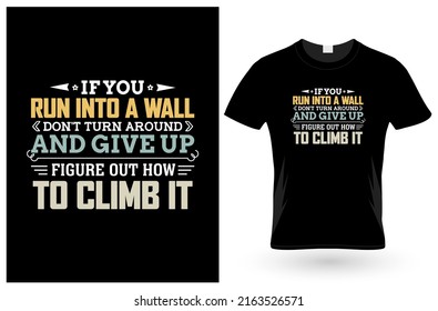Si Ejecuta Camiseta De Escalado