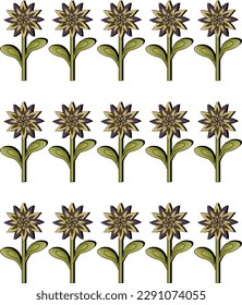 Sie sehen ein Blumenmuster