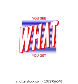 you see icon illustration design
