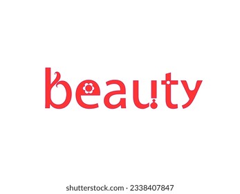 You see the stylized inscription "Beauty"