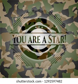 You are a Star! camouflage emblem