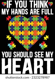 If you think my hands are full vector art design, eps file. design file for t-shirt. SVG, EPS cuttable design file