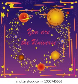 You are the Universe card