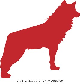 if you want to have vector wolf just take this