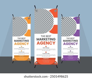 Usted conseguirá diseño profesional del Anuncio, rollo, Anuncio, diseño al aire libre, o muestra
