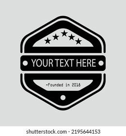 You will get unique and awesome retro vintage logo design