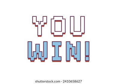 You Win Functional Game Related Sticker