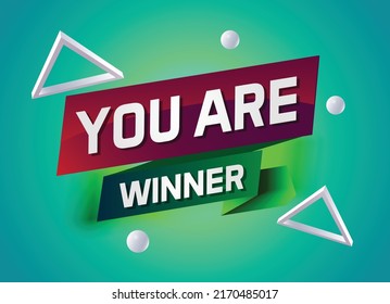 10,953 Winner word Stock Vectors, Images & Vector Art | Shutterstock