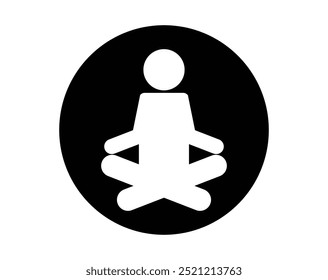 youga symbol , youga man silhouette