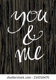You&me design card