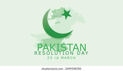 Youm-e-Azadi (Pakistan Independence Day) Pakistan Independence Day 14th August Of Youm E Azadi Mubarak Vector Illustration.